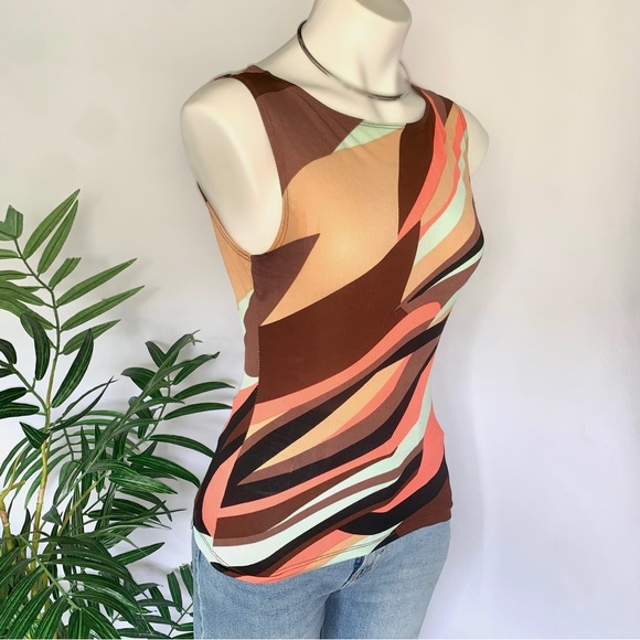 y 2 k :: Vintage Unique Y2K Abstract Mod Top - Picture 5 of 10